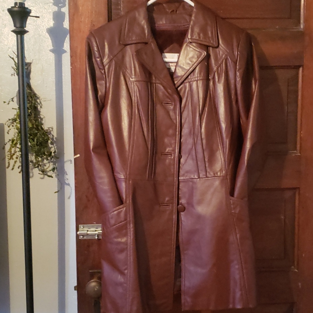Vintage leather coat